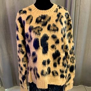 Leopard print sweater